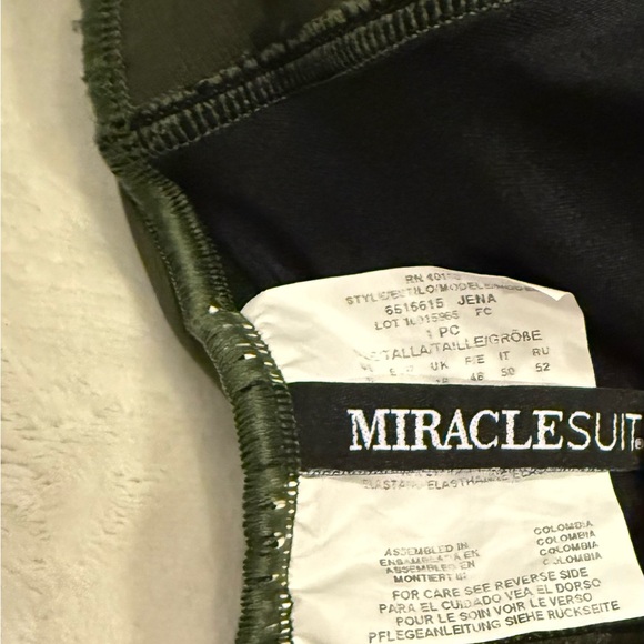 Miraclesuit Jena Swimsuit in Olive - Picture 5 of 8